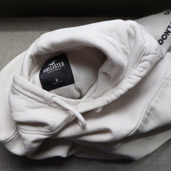 Hollister Scream (1996) Hoodie Mens M Off White Distressed Horror - Picture 10 of 12